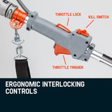 MTM 62CC Long Reach Pole Chainsaw Hedge Trimmer Pruner Chain Saw Cutter Multi Tool V219-PLTL21MTMB2C0