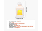12 Pcs Decorative Candle Lantern, LED Electric Flameless Candle, Plastic LED Holder with Glass, Wall V952-LEDCDBS10INCDW7VW001V9