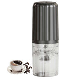 Electric Coffee Grinder - USB Rechargeable Burr Grinder, Automatic Coffee Bean Mill V1263-JX-4452