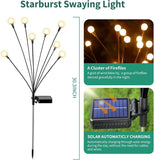 Solar Lights Outdoor Waterproof 4 Pack of 32 LEDs Garden Patio Firefly Decoration Unique Gifts Women V1079-SOLARLIGHT01