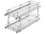 215 x 533 x 385mm Pull Out Cabinet Organizer, Heavy Duty Slide Out Pantry Shelves, Steel Roll Out V952-FZSLLDGGEC8YYL3H6V0