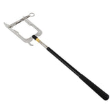 1Set Black Stainless Steel Telescoping Boat Hook Pole Portable Multi Purpose Hook V1192-AZ-W-23902