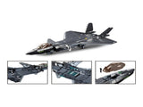 Sluban B1187 Model Kit 144 J20 Mighty Dragon Chinese Stealth Fighter Jet Plane Modern PLAAF Bu SLB1187