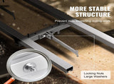 Rail Mill Guide System, 9 ft Milling Guide, 4 Crossbar Kits Chainsaw Mill Rail Guide, Aluminum V952-LJDGLMDGKDJ9FTZHCV0