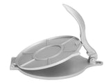 Tortilla Press 7.7in Rust Proof Aluminum Alloy Silver Heavy Duty Quesadilla Maker for Home Pasta V1294-YM0715-3118220089011