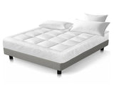 Giselle Bedding Pillowtop Mattress Topper 5cm Thick Pad for Back Pain Relief Washable Underlay TOPPER-PT-D