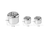 3Pcs Manicure Liquid Cup Acrylic Powder Organizer Tray with Nail Brush Holder V1263-JX-845