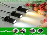 Dimmable LED Mini Spotlight, 12V CCT 2700K-6000K, Adjustable for Display, Cabinet, Showcase, V1171-CC-COM001683-8-AU