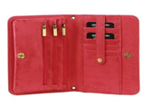 Pierre Cardin Ladies Womens Clutch Leather Wallet Purse RFID Protected - Pink V563-PC-1184-PINK
