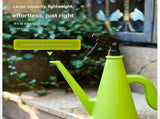 Green 2-in-1 Watering Can with Spray Nozzle - 1L Lightweight PP Garden Sprayer for Indoor Plants, V888-ELOSUNG56361