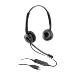 Grandstream GUV3000 Dual Ear USB Headset, Noise Canceling Microphone, HD Audio, 2m USB Cable, Suits V1202-V2-IPG-GUV3000