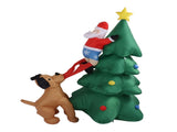 Inflatable Christmas Tree 1.8M Lighting High Speed Low Noise Fans Blow Up Christmas Tree Decoration V1294-YM0901-3115230076411