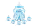 30pcs Cute Feeding Bottle Shape Candy Boxes for Event Christening Party Decoration Blue V1294-YM0901-JY17759-02