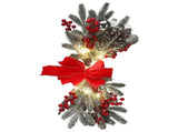 Artificial Christmas Swag Beautiful Exquisite Fade Resistant Christmas Teardrop Swag for Front Door V1294-YM0715-211123ZH02-1