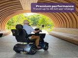 EQUIPMED ComfortCruise Large Mobility Scooter, 15km/h Top Speed, Up to 45km Range, Strong Climbing, V219-HMBMSCEQ8LBA