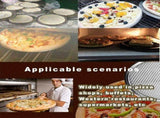 Mini Pizza Screen 6 Pack Aluminum Seamless Baking Pan with Holes for Crispy Oven Crust, Commercial V1189-LC-RY-00035
