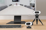 4K Webcam with Ring Light Built in Microphone and Tripod for Video Conferencing V1263-JX-6384