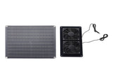 20W 18V Solar Panel Exhaust Fan Photovoltaic Vent Fan for Shed Chicken Coop Dog House Greenhouse V1294-YM0901-3114240108311