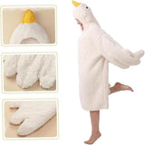 Adult Fleece Hooded Blanket Sleepwear, Funny Animal Cosplay Costume for Winter, Party & Halloween V1366-AZ2-W-25224