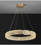 BAMDECOR C3319 Modern Crystal Chandeliers Lighting Contemporary Round Chandelier Lighting V255-BAM-C3319-1-80