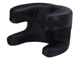 Face Pillow Silk Fabric Memory Foam Soft Cushioning Ergonomic Beauty Pillow for Back Sleep Black V1294-YM0901-3117240292711