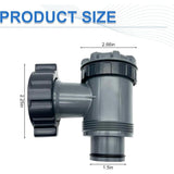Inlet/Outlet Valve Compatible with Coleman, Intex, Bestway, Above Ground Pool Filter Pump, Pool Pump V1237-ZY-203-1852