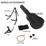 Karrera 38in Pro Cutaway Acoustic Guitar with Carry Bag - Sun Burst CC38-PRO-3TS