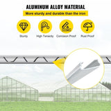 Spring Wire and Lock Channel, 2m Lock & U-Channel Bundle for Greenhouse, 50 Packs PE Coated V952-YMCKCTZLHJ250046ZV0
