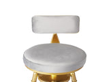 Levede 1x Bar Stools Kitchen Stool Chair BR1042-2-GY