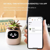 Intelligent Flower Pot, Electronic Bud, Maintenance Plant Assistant, Fun Interactive Flower Pot, V413-SMART-POT-WHITE