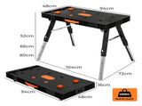 Traderight 5-in-1 Work Table Foldable Workbench 400kg HW0259