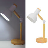 LED Table Lamp Adjustable Dimmable Timed Eye Caring Remote Control Wooden Desk Light for Bedroom V1294-YM0901-3119240070711