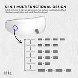 Orku Rechargeable Eye Massager Vibration Heat Pressure Therapy with Bluetooth V238-SUPDZ-41241151275088