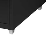 Levede 8 Drawer Office Cabinet Drawers Black HO0403-8-BK_NZ
