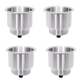4PCS Stainless Drink Cup Holder Insert for Boat/Car/Truck RV/Camper/Yacht/Sofa V201-FCA0452007AU