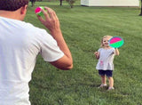 Toss and Catch Ball Game Set,8 Discs & 8 Balls,Velcro Catching Ball Set,Beach Games,Yard Games V1370-AZ4-08213