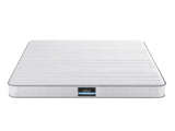 Giselle Queen Mattress 20cm with Reinforced Edge Support Egg-Crate Foam MATTRESS-D-PLAIN-20-Q