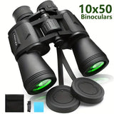 10x50 HD Binoculars - Wide Angle Large Eyepiece - Night Vision for Birdwatching Hiking Concerts V1232-WYJ003