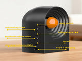 Cute Capybara Night Light and White Noise Sound Machine with Bluetooth Functionality for Bedroom V1258-DP02-C-595