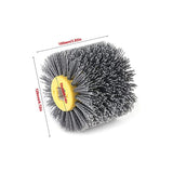 Nylon Brush - Pull Wheel - Polishing Brush - Grit 80/120/180/240 - For Woodworking Machine - Satin V1188-MS-227-2790