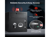 1.2 Cubic Feet Drop Safe, Large Capacity Front Drop Slot Safe Box with Digital Keypad, Heavy Duty 2 V952-TDSBXJ141420DFPNC001V9