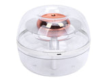Portable Small Humidifier 3L Dual Nozzle Quiet Clear USB Desktop Humidifier with Night Light for V1294-YM0901-3113250054511