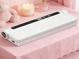 Vacuum Sealer Machine 60KPa Compact Vacuum Food Sealing Machine with 20 Bags LED Display for Meats V1294-YM0901-3117250211013