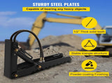 61cm Hydraulic Backhoe Excavator Thumb Attachments Weld On 1.27cm Teeth Thick Steel Plate Assembly V952-FCMZ24INDYYYG12MMV0