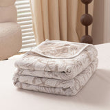 100% Cotton 6-Layer Gauze Summer Blanket & Towel Blanket - Ultra Soft & Breathable Reversible Quilt, V888-ELOSUNG55391-1