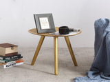 Levede Side Table Coffee Bedside End Golden CH1036-40X40-GD_NZ