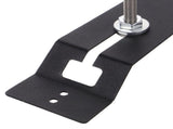 Black Metal Wall Mount Tire Rack Spare Tire Carrier Bracket for Streamlined and Organized Trailer V1369-AZ3-W-13272
