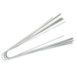 50 PCS Steel Landscape U shaped Stakes Pins Staple Peg for Ground Garden Farm Grass Tent Fence V1294-YM0901-JY17341