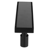 30cm Floor Drain 304 Stainless Steel Matte Black Linear Floor Concealed Drainer with Removable Cover V1294-YM0718-3112210006111