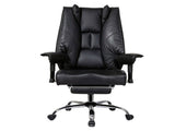 Levede Heavy Duty Office Chair Tall PU Leather High Back Computer Work Seat OF1072-BK-AU
